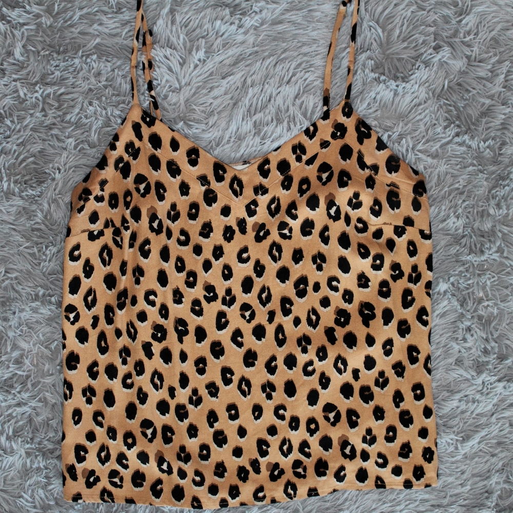 A New Day Cheetah Cami Top Large
